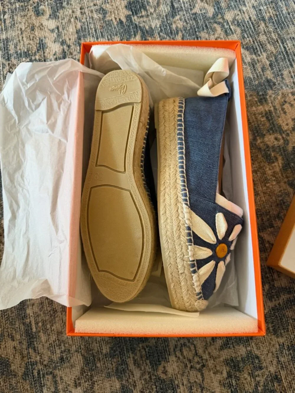 NWT Castaner Karenina Floral Platform Espadrilles - 38